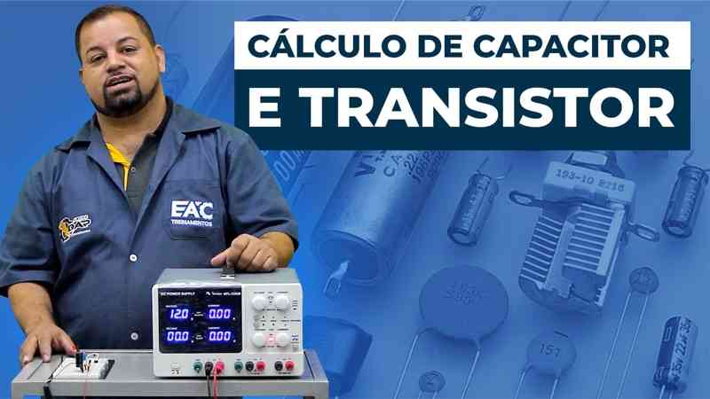 Cálculo de Capacitor e Transistor