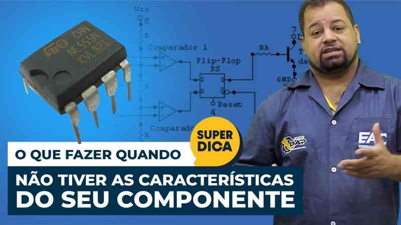 O que fazer quando não tiver as características do seu componente